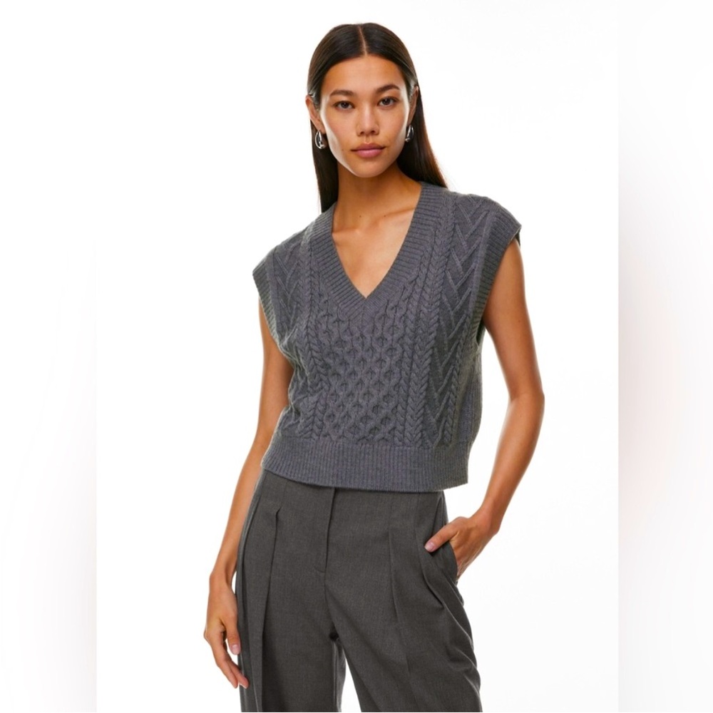NWOT - Babaton Emporia Merino Wool Sweater Vest